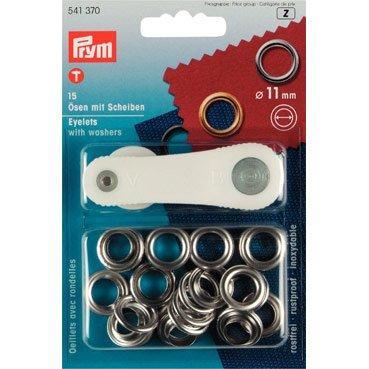 Prym Silver Eyelets, 11mm