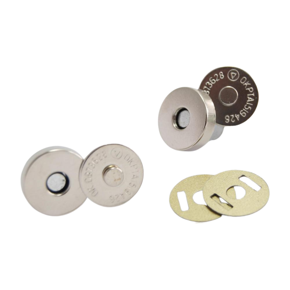 6 pack magnetic bag snaps available in two colours