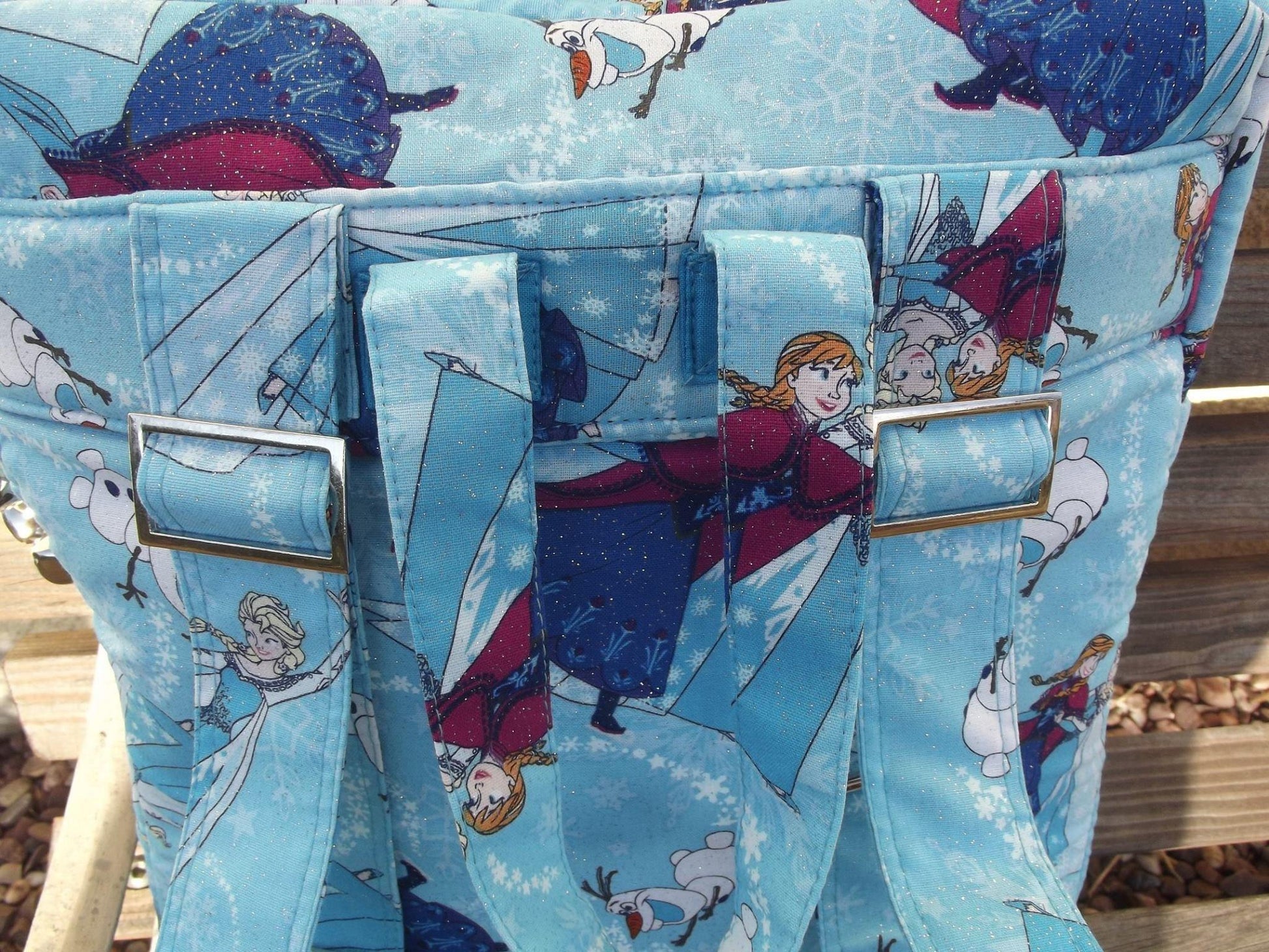 silver alloy slider buckles make adjustable straps for backpacks