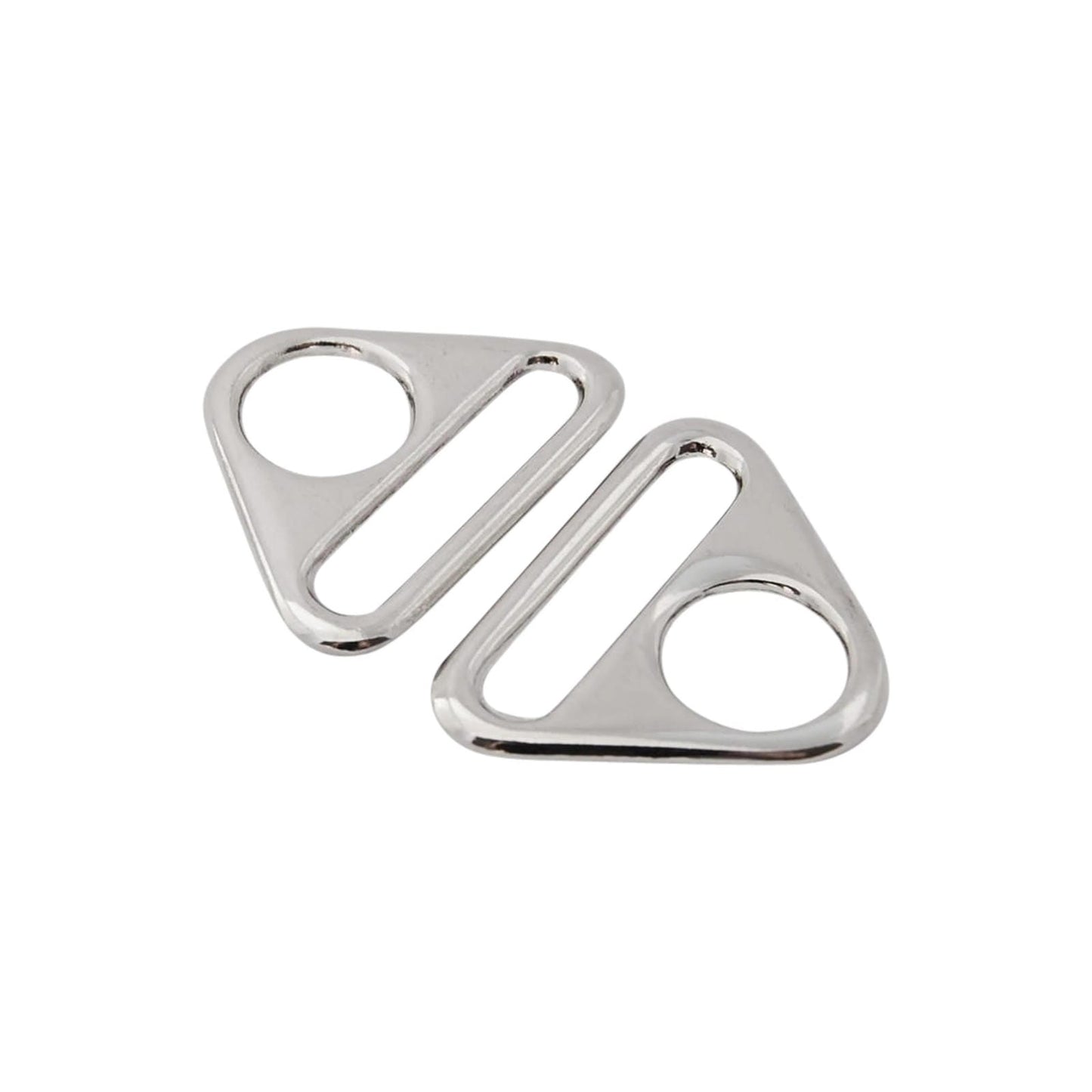 silver triangle rings, 25mm inner diameter for bag making