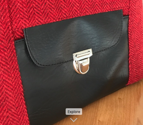 Use tuck locks as closures for pockets