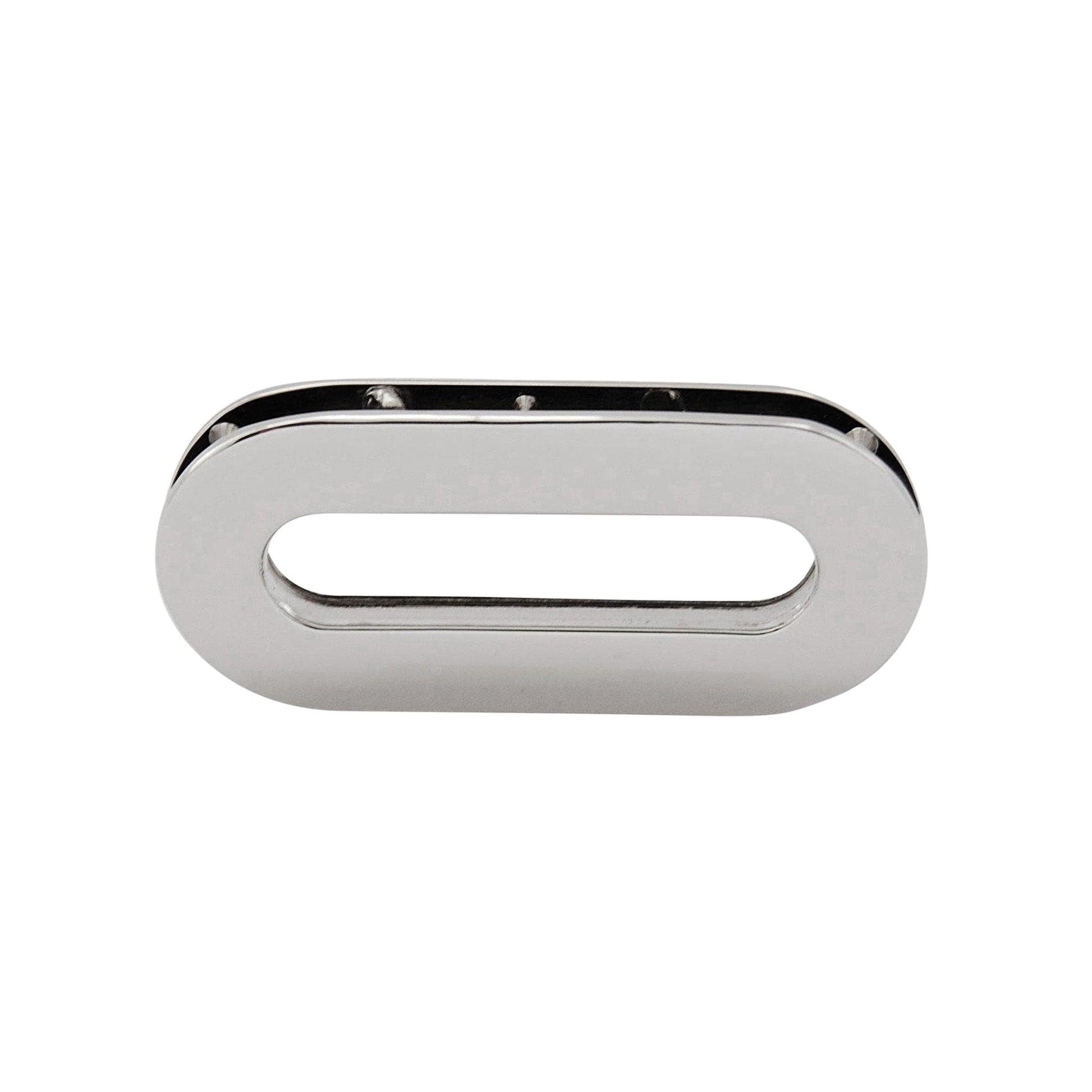 25mm oval eyelets in silver can be used to attach bag handles or to add decoration to a bag 