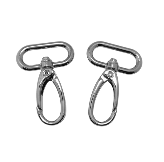 1" Swivel Snap Hook, Silver