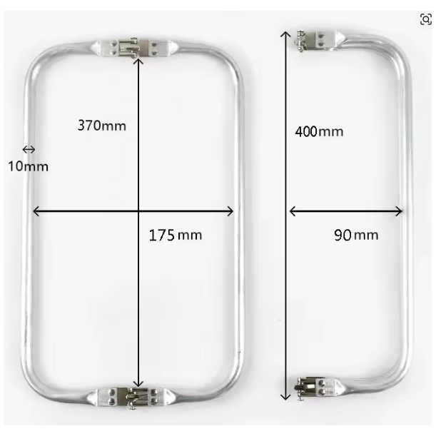 40cm tubular bag frames are used to make carpet bags 