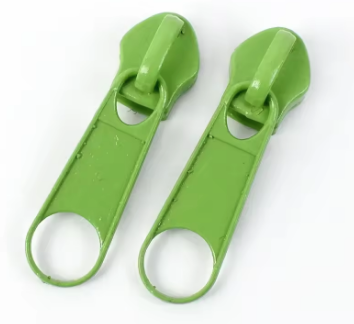 Green No. 3 Zip Pulls 