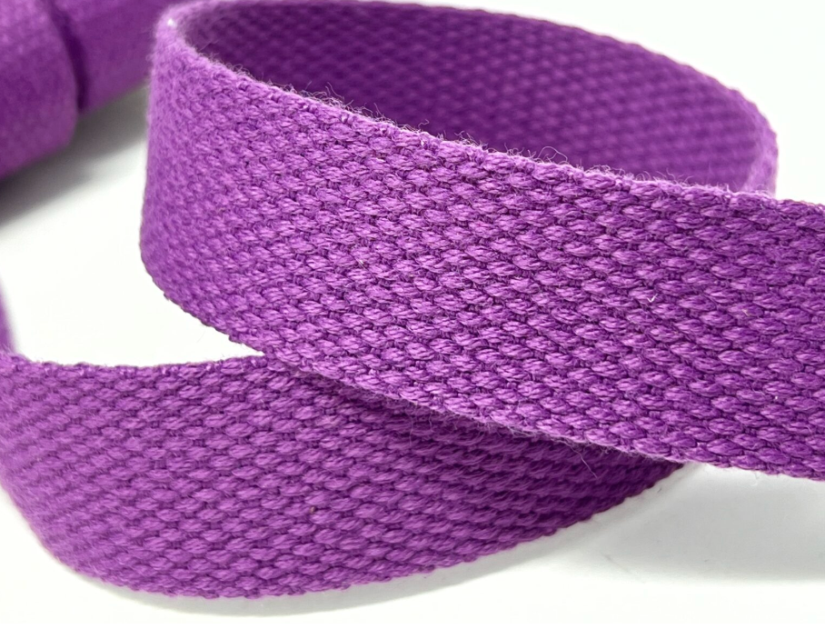 1" (25mm) wide purple webbing
