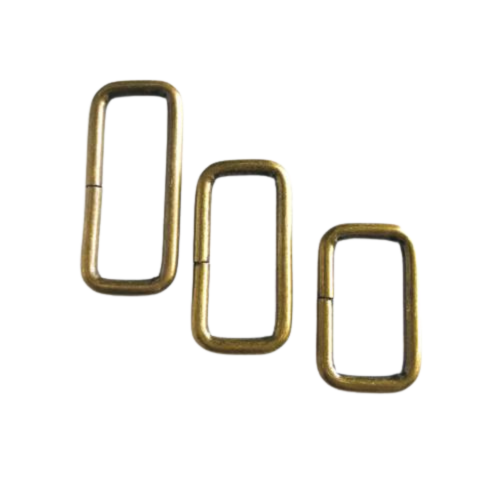 1" Wire Formed Rectangle Rings, Two colours