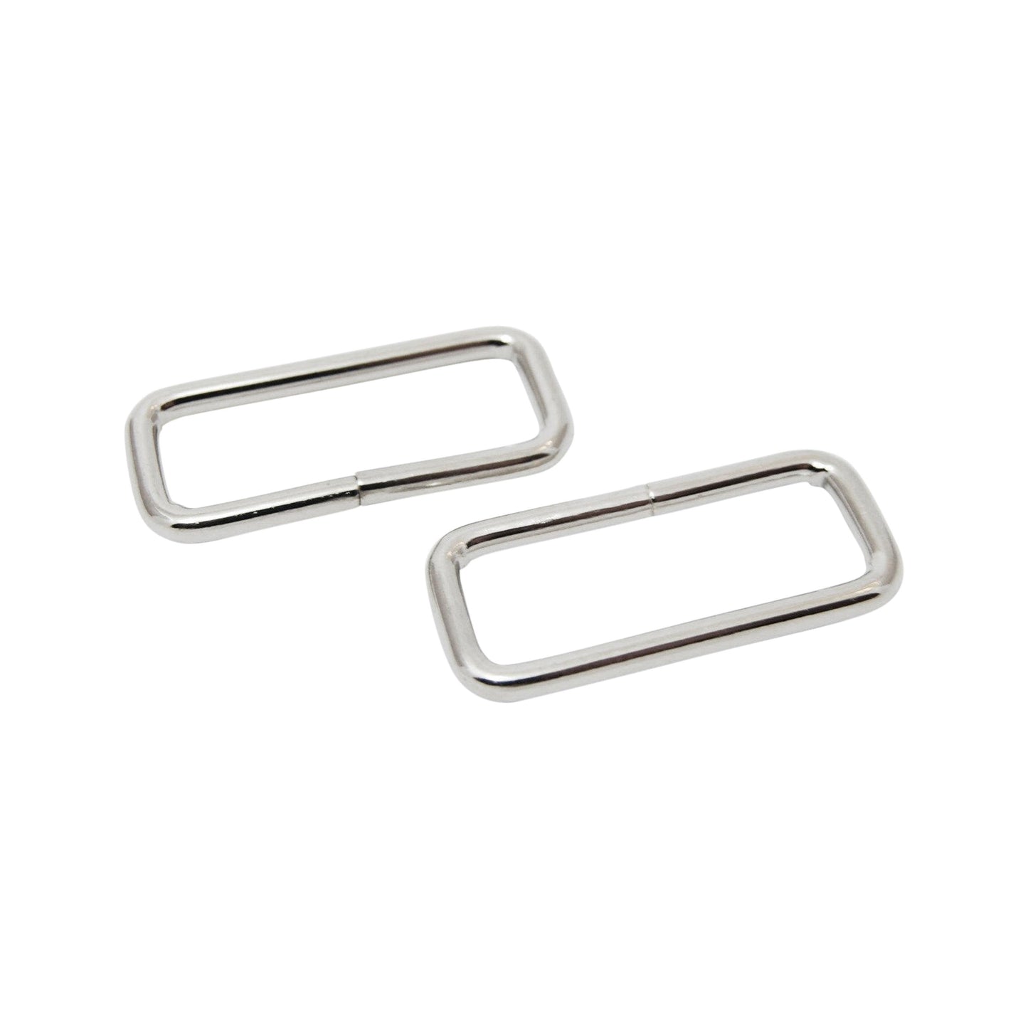 1" Wire Formed Rectangle Rings, Two colours