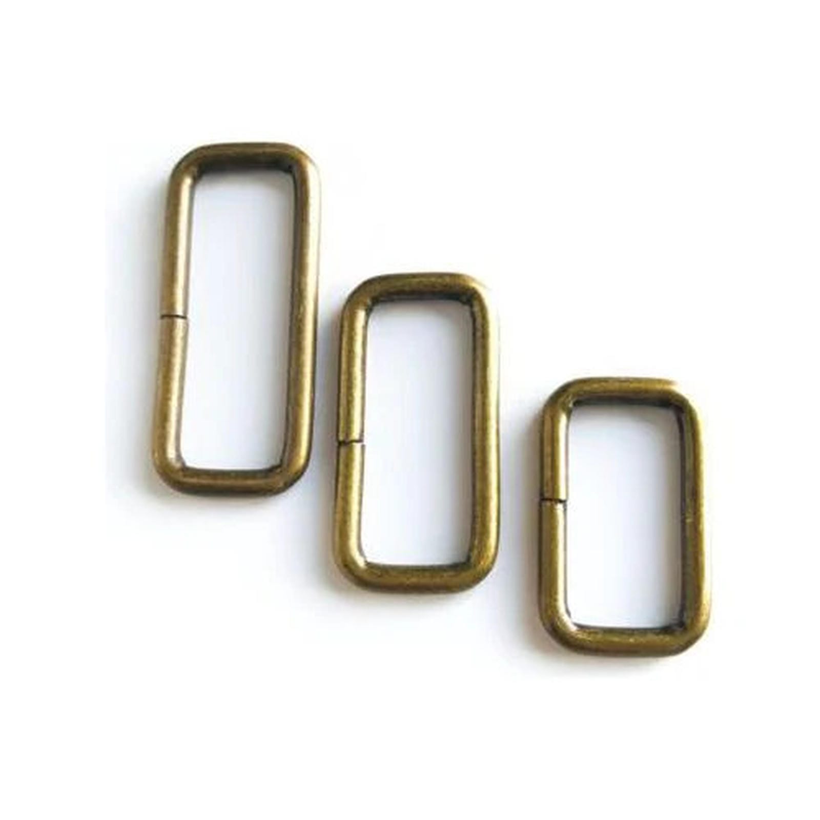 Metal Rectangle Rings for Bag Making available in 3 sizes – Bobbin Girl ...